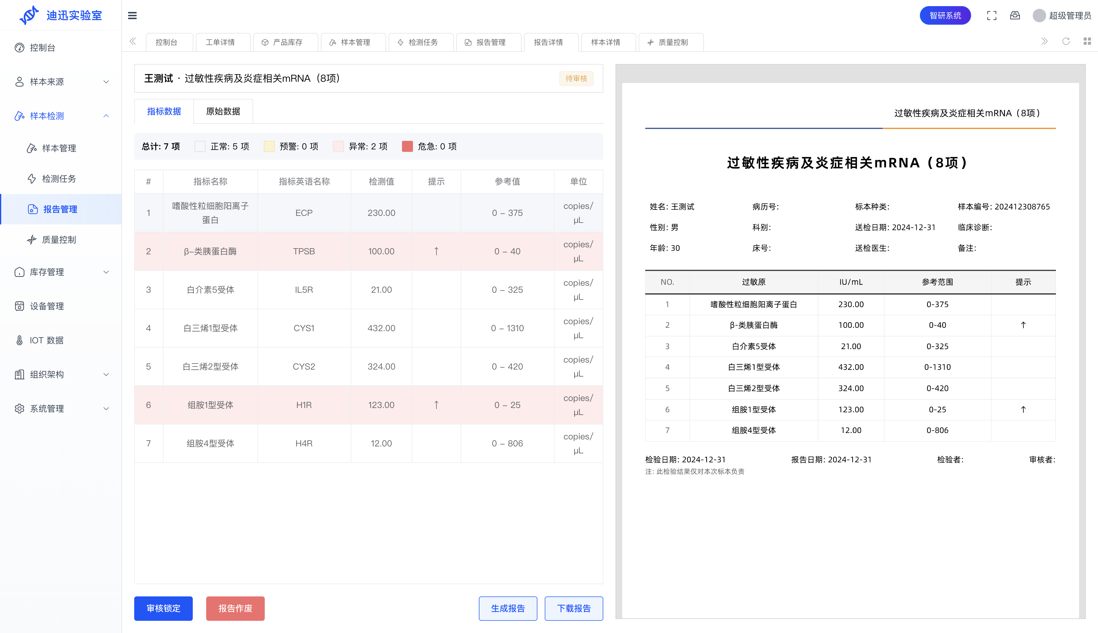 报告审核